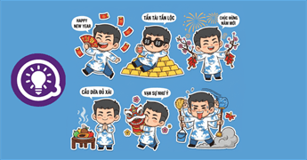 Cách tạo Sticker Tết 2026 bằng AI cực chất: Prompt chuẩn và hướng dẫn từ A đến Z