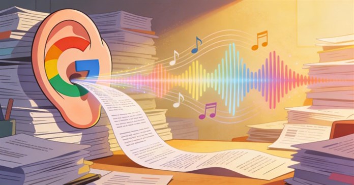 Gemini đưa công cụ tóm tắt văn bản bằng âm thanh lên Google Docs
