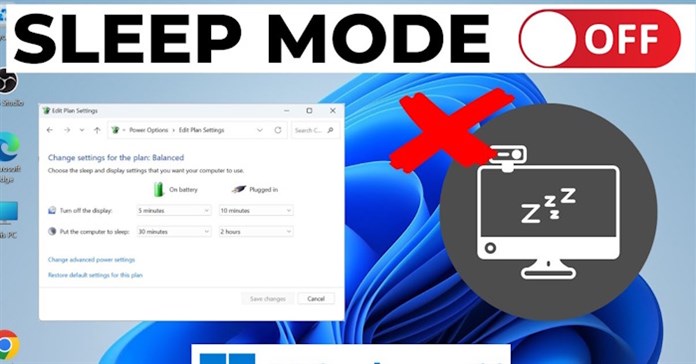 Hướng dẫn xóa nút Sleep trên Windows 11
