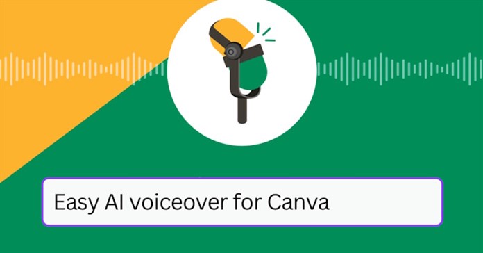 Cách lồng giọng nói AI vào video trên Canva