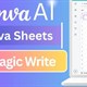Hướng dẫn tạo bảng Canva Sheets bằng Magic Write