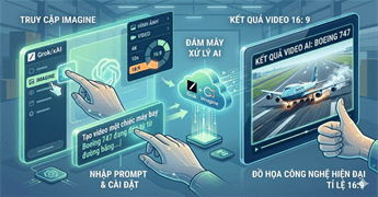 Hướng dẫn cách tạo video tỉ lệ 16:9 chuyên nghiệp trên Grok Imagine