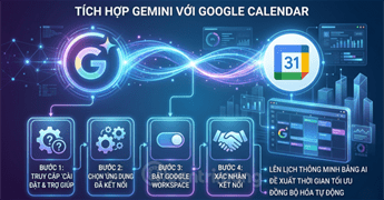 Cách tích hợp Gemini với Google Calendar: Làm chủ lịch trình bằng AI trong 30 giây