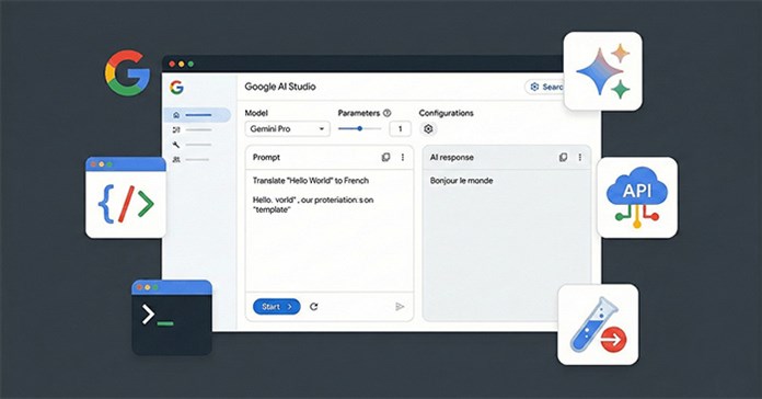 Hướng dẫn vẽ hình học không gian bằng Google AI Studio