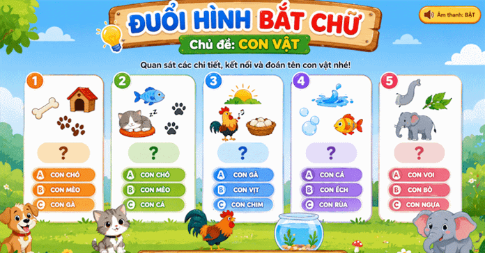 Hướng dẫn tạo trò chơi đuổi hình bắt chữ trên Gemini