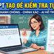 Mẫu prompt tạo đề kiểm tra cho các môn học