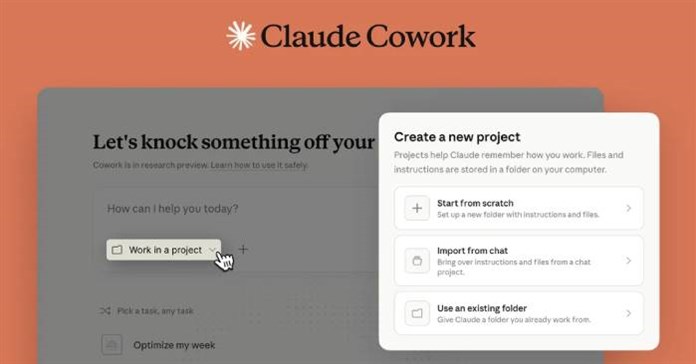 Thực hiện dự án đầu tiên trong Claude Cowork