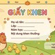 Prompt tạo giấy khen học sinh theo phong cách khác nhau