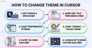 Cách đổi giao diện (theme) trong Cursor