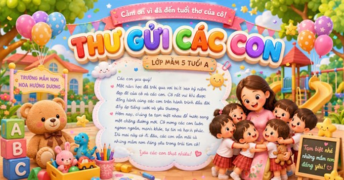 Prompt tạo thư chia tay học sinh cuối năm học