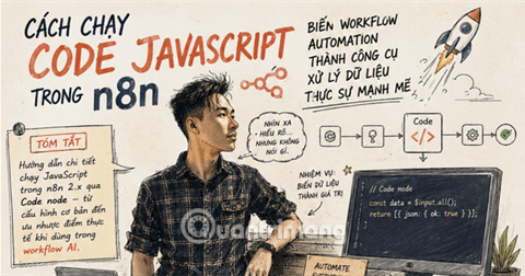 Cách chạy code Java Script trên n8n