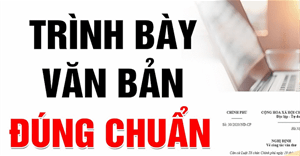 Hướng dẫn căn chỉnh văn bản theo đúng NĐ 30